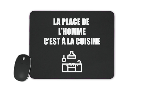 Place de lhomme cuisine für Mousepad