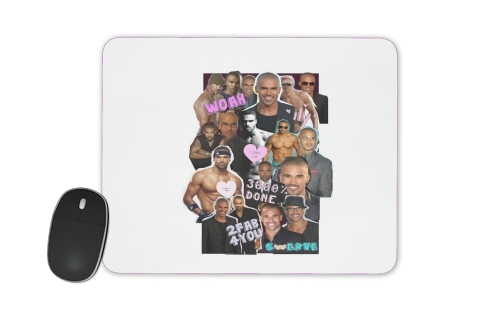 Shemar Moore collage für Mousepad