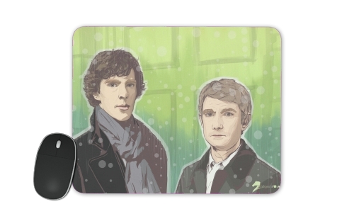 Sherlock and Watson für Mousepad