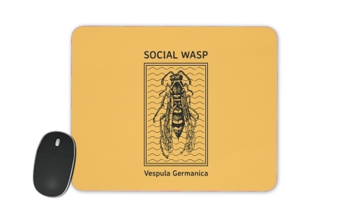 Social Wasp Vespula Germanica für Mousepad