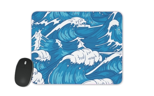 Storm waves seamless pattern ocean für Mousepad