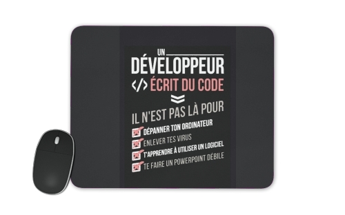 Un developpeur ecrit du code Stop für Mousepad