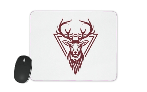 Vintage deer hunter logo für Mousepad