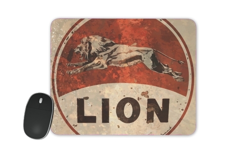 Vintage Gas Station Lion für Mousepad