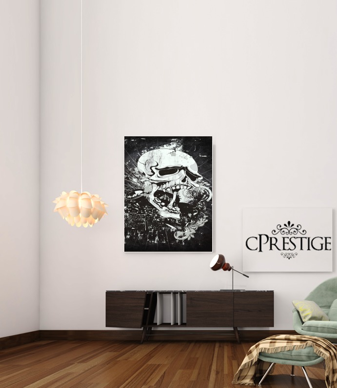 Dark Gothic Skull für Beitrag Klebstoff 30 * 40 cm