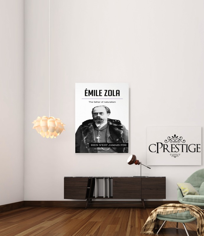 Emile Zola für Beitrag Klebstoff 30 * 40 cm