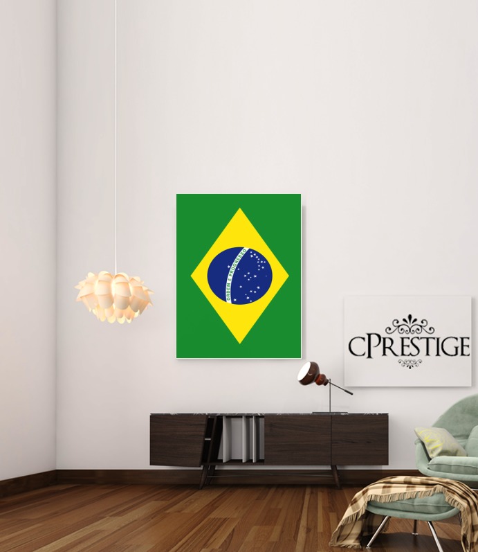 Fahne Brasilien für Beitrag Klebstoff 30 * 40 cm
