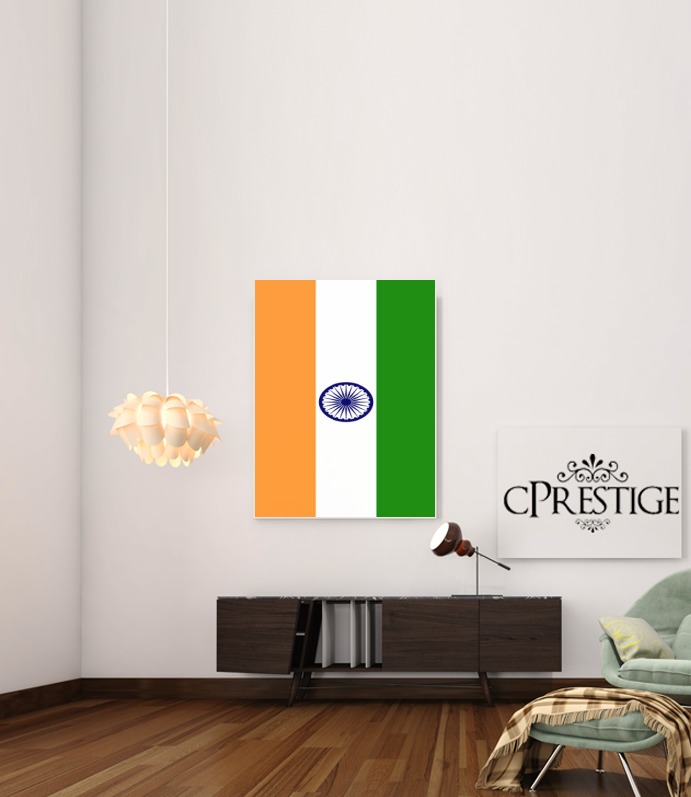 Fahne Indien für Beitrag Klebstoff 30 * 40 cm