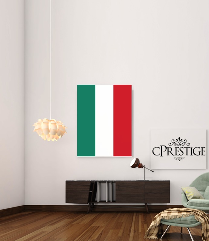 Fahne Italien für Beitrag Klebstoff 30 * 40 cm