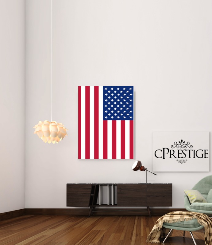 Fahne USA für Beitrag Klebstoff 30 * 40 cm