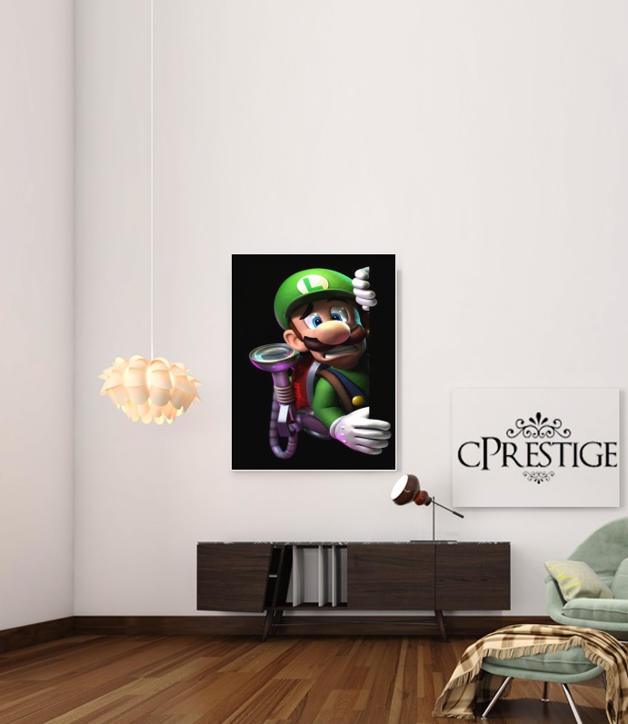 Luigi Mansion Fan Art für Beitrag Klebstoff 30 * 40 cm