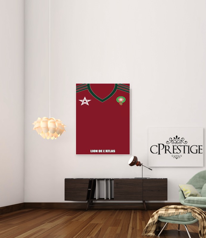 Marocco Football Shirt für Beitrag Klebstoff 30 * 40 cm