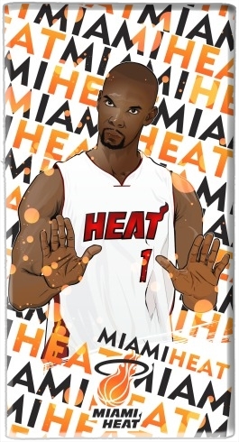 Basketball Stars: Chris Bosh - Miami Heat für Tragbare externe Backup-Batterie 1000mAh Micro-USB