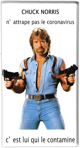 Chuck Norris Against Covid für Tragbare externe Backup-Batterie 1000mAh Micro-USB