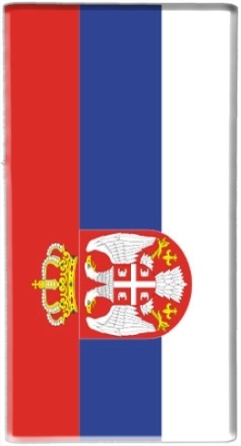 Flagge von Serbien für Tragbare externe Backup-Batterie 1000mAh Micro-USB