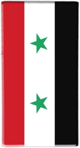 Flagge von Syrien für Tragbare externe Backup-Batterie 1000mAh Micro-USB