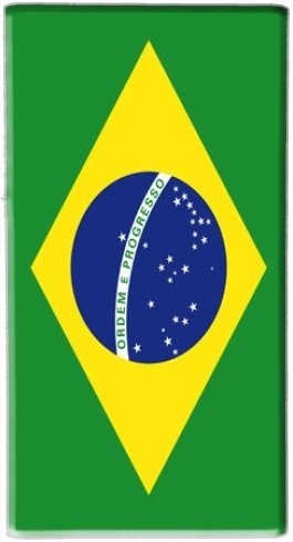 Fahne Brasilien für Tragbare externe Backup-Batterie 1000mAh Micro-USB