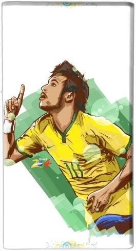Football Stars: Neymar Jr - Brasil für Tragbare externe Backup-Batterie 1000mAh Micro-USB
