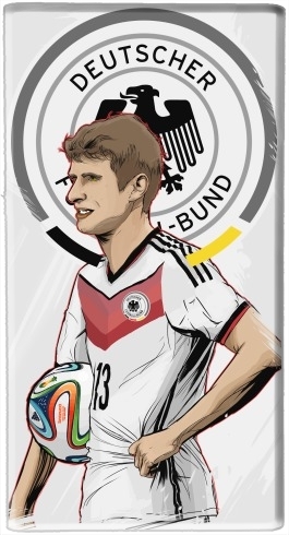 Football Stars: Thomas Müller - Germany für Tragbare externe Backup-Batterie 1000mAh Micro-USB