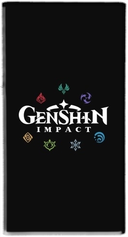 Genshin impact elements für Tragbare externe Backup-Batterie 1000mAh Micro-USB