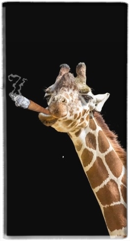 Girafe smoking cigare für Tragbare externe Backup-Batterie 1000mAh Micro-USB