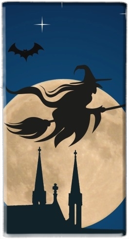 Halloween Moon Background Witch für Tragbare externe Backup-Batterie 1000mAh Micro-USB