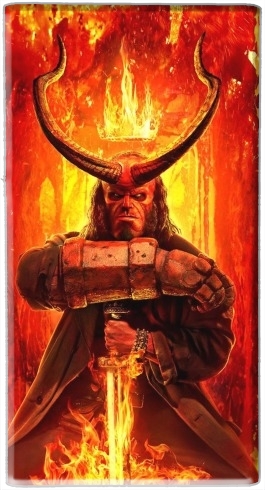 Hellboy in Fire für Tragbare externe Backup-Batterie 1000mAh Micro-USB