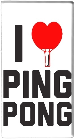 I love Ping Pong für Tragbare externe Backup-Batterie 1000mAh Micro-USB