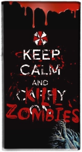 Keep Calm And Kill Zombies für Tragbare externe Backup-Batterie 1000mAh Micro-USB