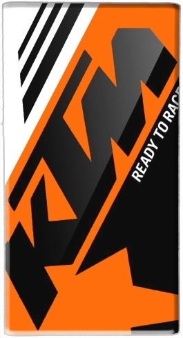 KTM Racing Orange And Black für Tragbare externe Backup-Batterie 1000mAh Micro-USB