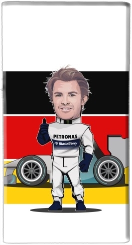 MiniRacers: Nico Rosberg - Mercedes Formula One Team für Tragbare externe Backup-Batterie 1000mAh Micro-USB