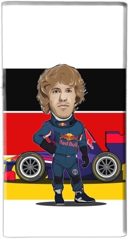 MiniRacers: Sebastian Vettel - Red Bull Racing Team für Tragbare externe Backup-Batterie 1000mAh Micro-USB