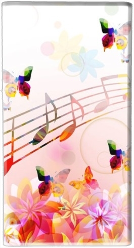 Musical Notes Butterflies für Tragbare externe Backup-Batterie 1000mAh Micro-USB