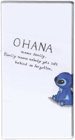 Ohana Means Family für Tragbare externe Backup-Batterie 1000mAh Micro-USB