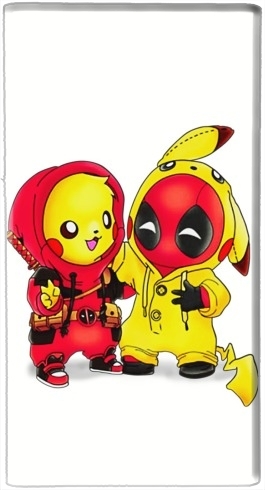 Pikachu x Deadpool für Tragbare externe Backup-Batterie 1000mAh Micro-USB
