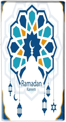 Ramadan Kareem Blue für Tragbare externe Backup-Batterie 1000mAh Micro-USB