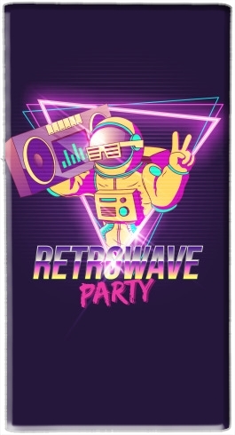 Retrowave party nightclub dj neon für Tragbare externe Backup-Batterie 1000mAh Micro-USB