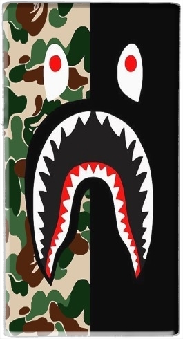 Shark Bape Camo Military Bicolor für Tragbare externe Backup-Batterie 1000mAh Micro-USB
