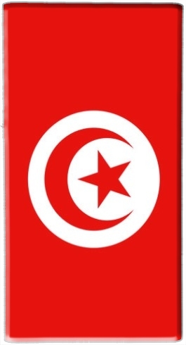 Flag of Tunisia für Tragbare externe Backup-Batterie 1000mAh Micro-USB