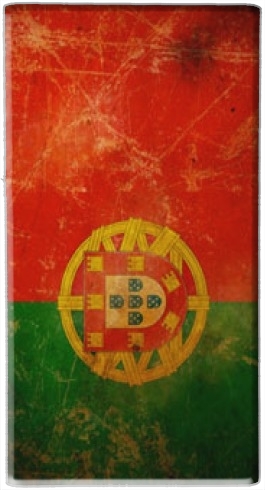 Fahne Vintage Portugal für Tragbare externe Backup-Batterie 1000mAh Micro-USB