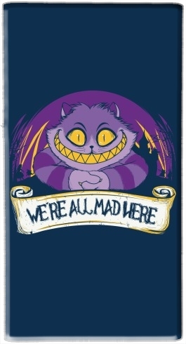 We're all mad here für Tragbare externe Backup-Batterie 1000mAh Micro-USB