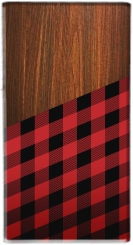 Wooden Lumberjack für Tragbare externe Backup-Batterie 1000mAh Micro-USB