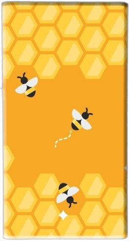Yellow hive with bees für Tragbare externe Backup-Batterie 1000mAh Micro-USB