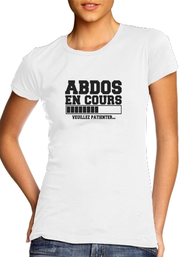 Abdos en cours für Damen T-Shirt