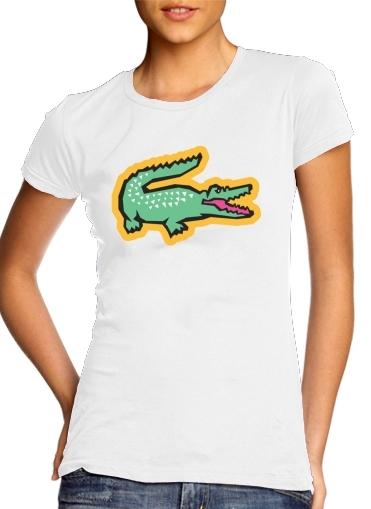 alligator crocodile lacoste für Damen T-Shirt