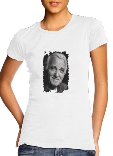 Aznavour Hommage Fan Tribute für Damen T-Shirt
