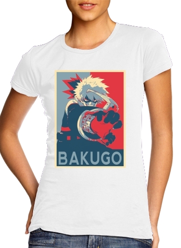 Bakugo Katsuki propaganda art für Damen T-Shirt