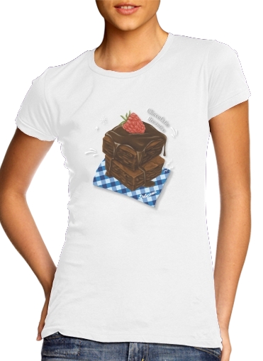 Brownie Chocolate für Damen T-Shirt