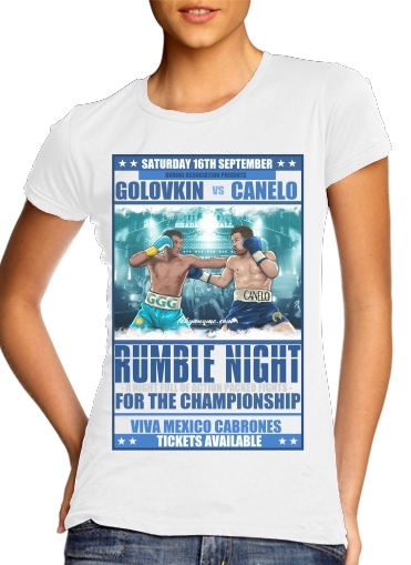 Canelo vs Golovkin 16 September für Damen T-Shirt