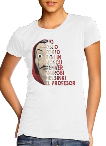 Casa de Papel Mask Vilain für Damen T-Shirt